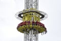 The big amusement park `Prater` in Vienna, Austria, Europe Royalty Free Stock Photo